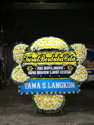 Papan Bunga Duka di Kaliwates