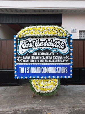 Papan Bunga Duka di Kaliwates